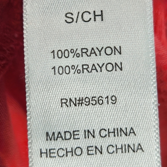 Fever Coral Quatro St Long Sleeve BOHO Ladder Lace Accents Top Size Small - Picture 8 of 10